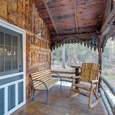 Rustic Log Cabin With Studio About 5 Mi To Pikes Peak! Green Mountain Falls Exterior photo
